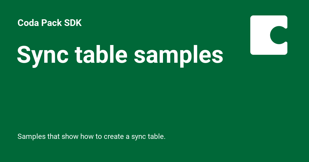 sync-table-samples-coda-pack-sdk