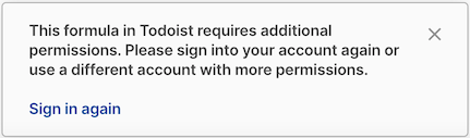Prompting the user for additional permissions