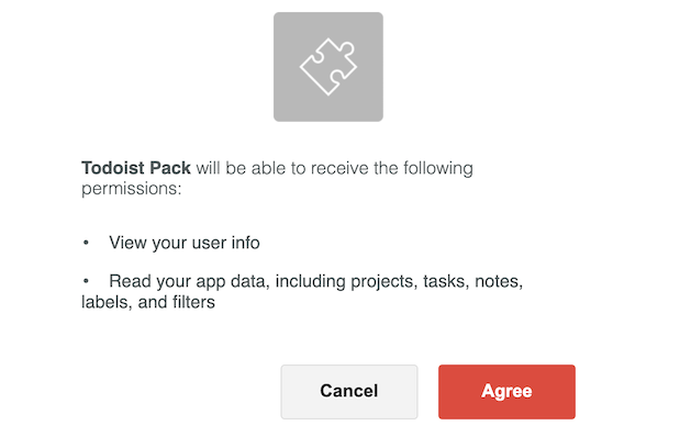 Authorize access to your Todoist account